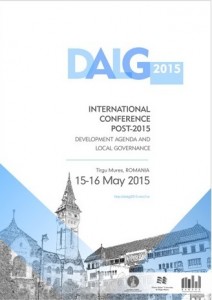 Book of Abstracts - International Conference POST-2015 DEVELOPMENT AGENDA AND LOCAL GOVERNANCE, Tirgu-Mures, 14-15 May, 2015